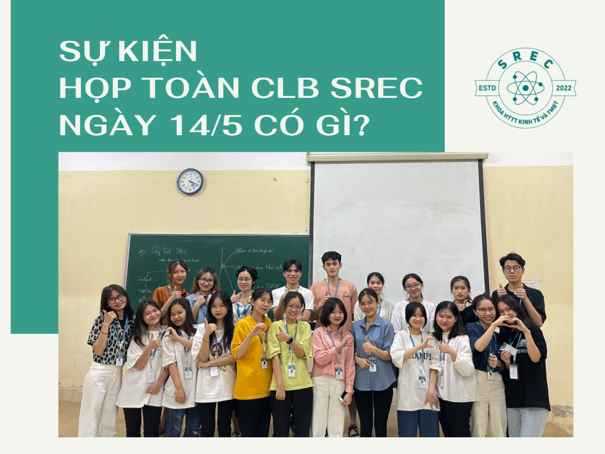 [SREC] SỰ KIỆN TRIỂN KHAI ĐỀ ÁN NHIỆM VỤ TỪNG BAN CHUYÊN MÔN VÀ TRAO THẺ THÀNH VIÊN THÌ CÓ GÌ?