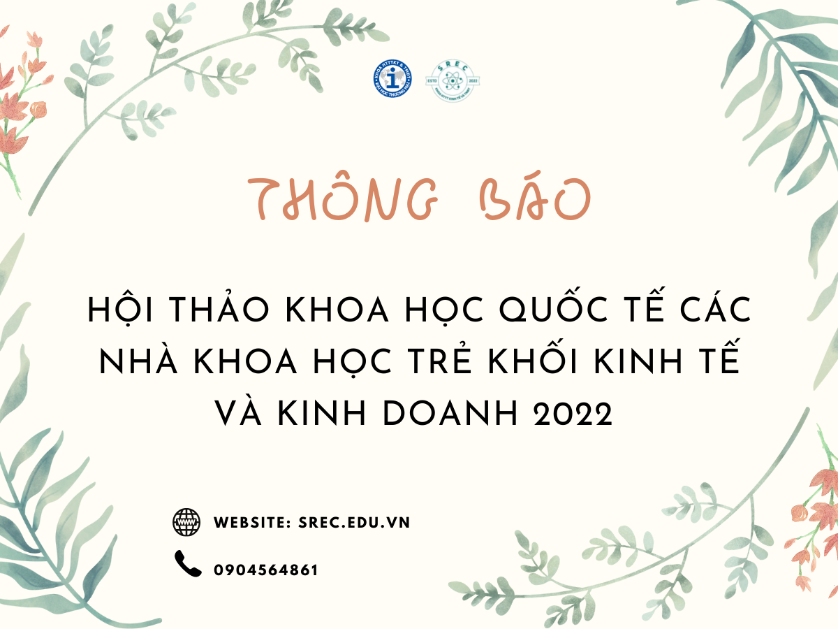 THƯ MỜI VIẾT BÀI THAM DỰ HỘI THẢO KHOA HỌC QUỐC TẾ 