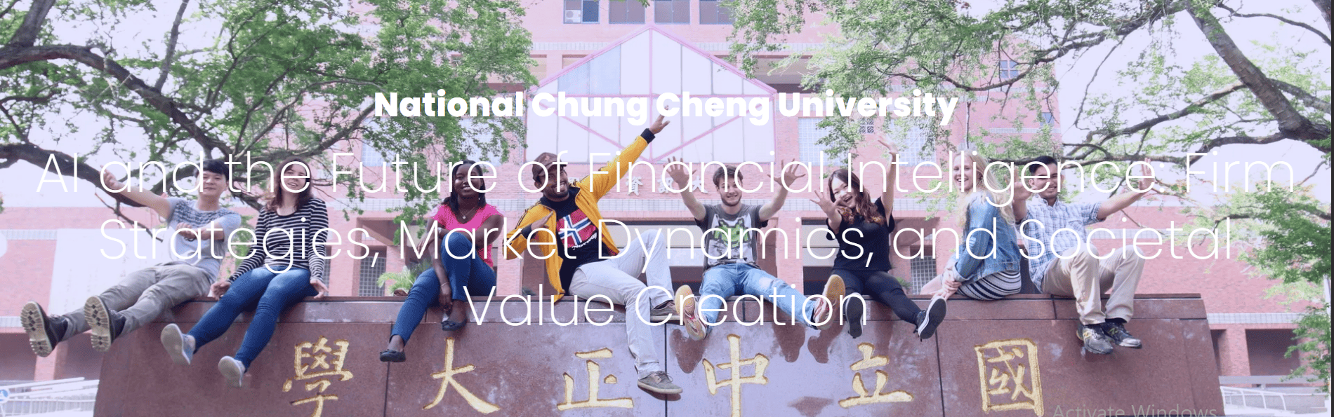 [CCU] CHƯƠNG TRÌNH TRAO ĐỔI NGHIÊN CỨU NGẮN HẠN 3 THÁNG TẠI ĐẠI HỌC QUỐC LẬP TRUNG CHÍNH, ĐÀI LOAN