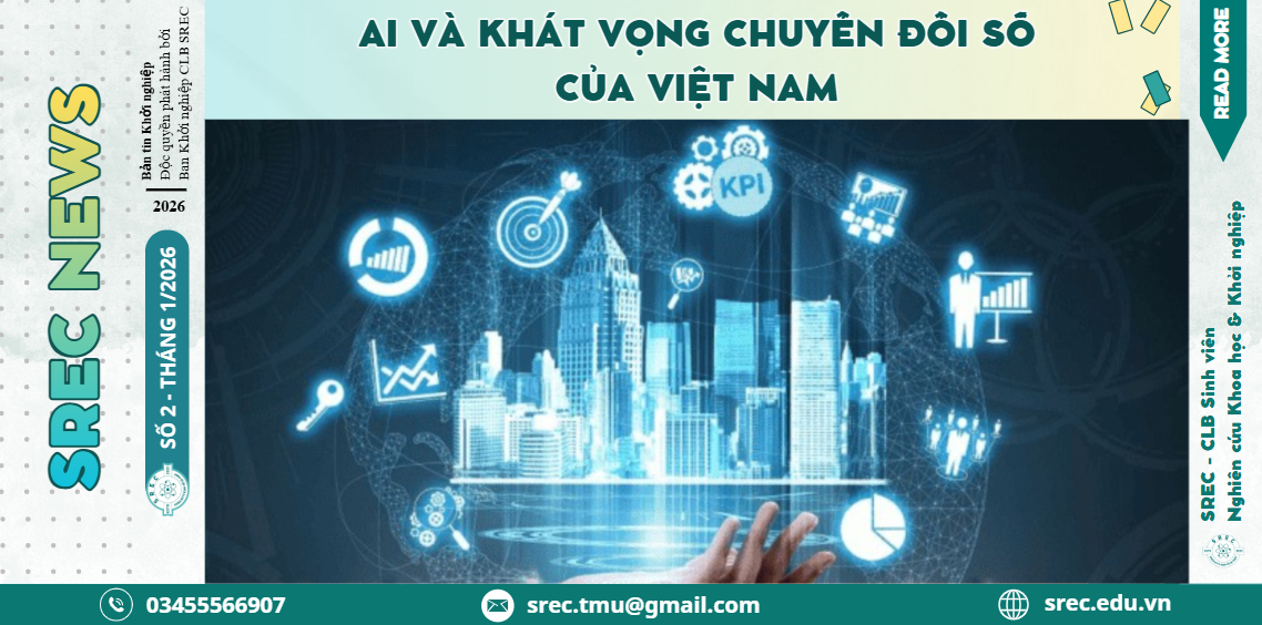[SREC_NEWS]: AI VÀ KHÁT VỌNG CHUYỂN ĐỔI SỔ CỦA VIỆT NAM.