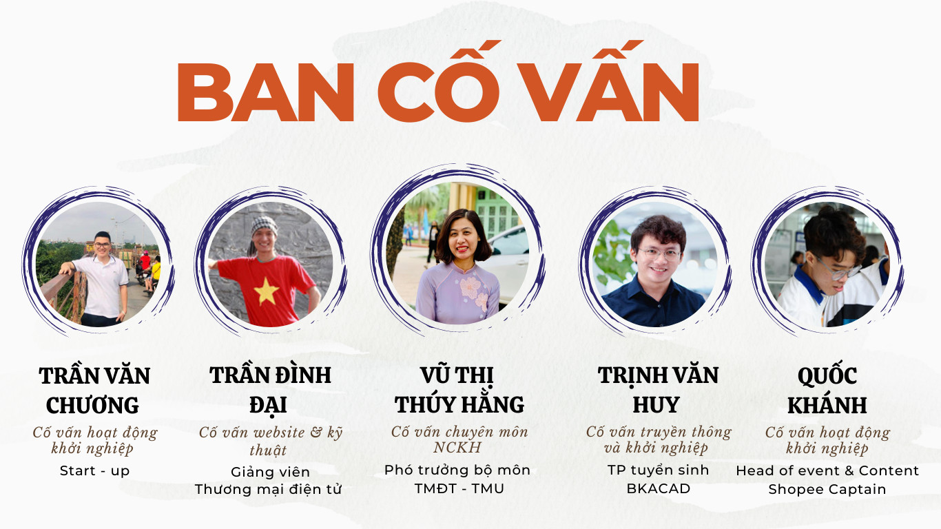 SREC] GIỚI THIỆU BAN CỐ VẤN VÀ CÁC THÀNH VIÊN TRONG CÂU LẠC BỘ