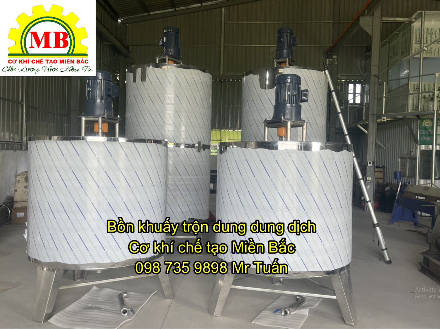Bồn khuấy trộn nước giặt