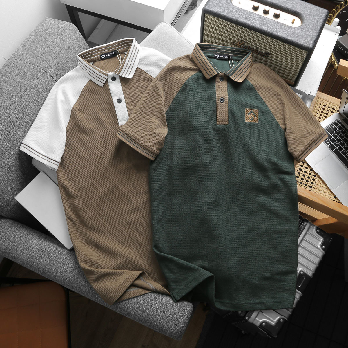 CS732 - Áo Polo Nam Phối Cổ Bo Tay