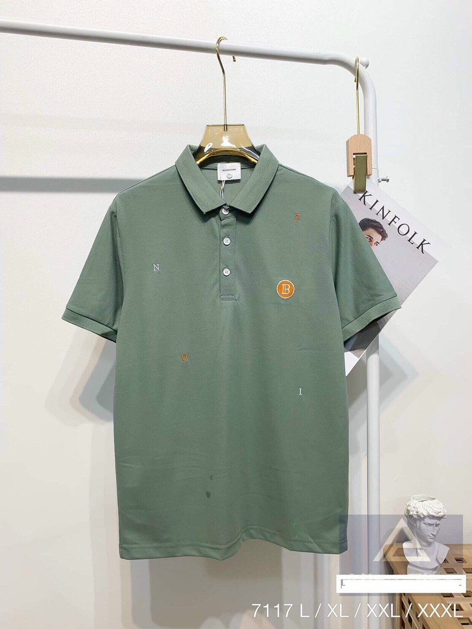 Áo Thun Cổ Bẻ NOTI Logo Chữ B