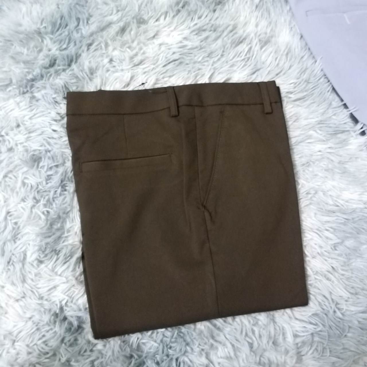 Quần Tây Âu Màu Nâu Đất