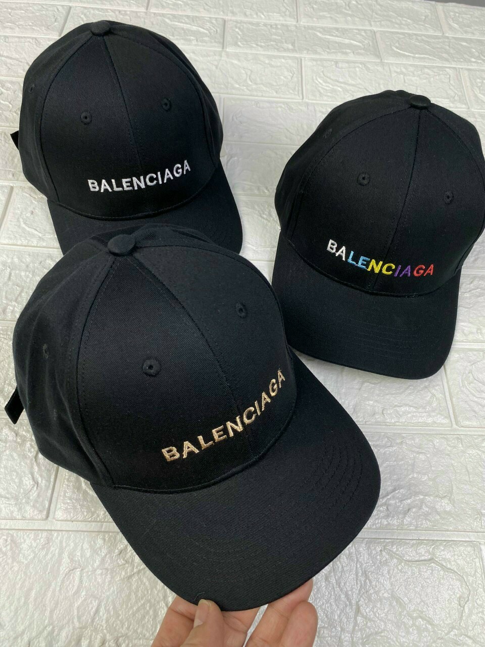 Mũ Lưỡi Trai Đen BALENCIAGA