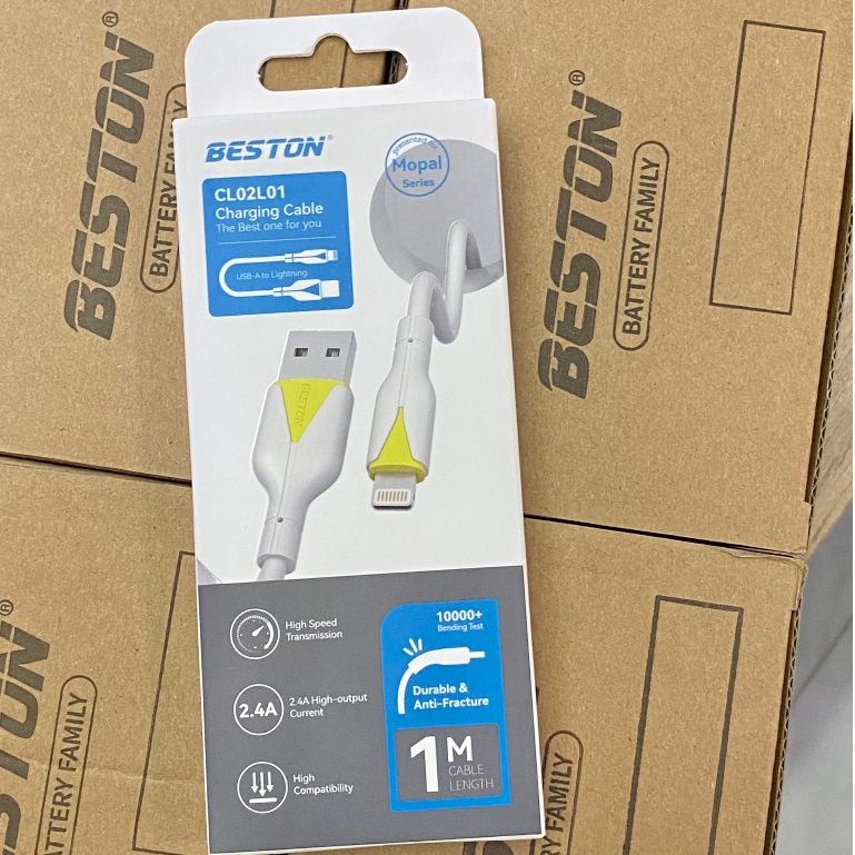 Cáp sạc Beston Lightning White CL02L01