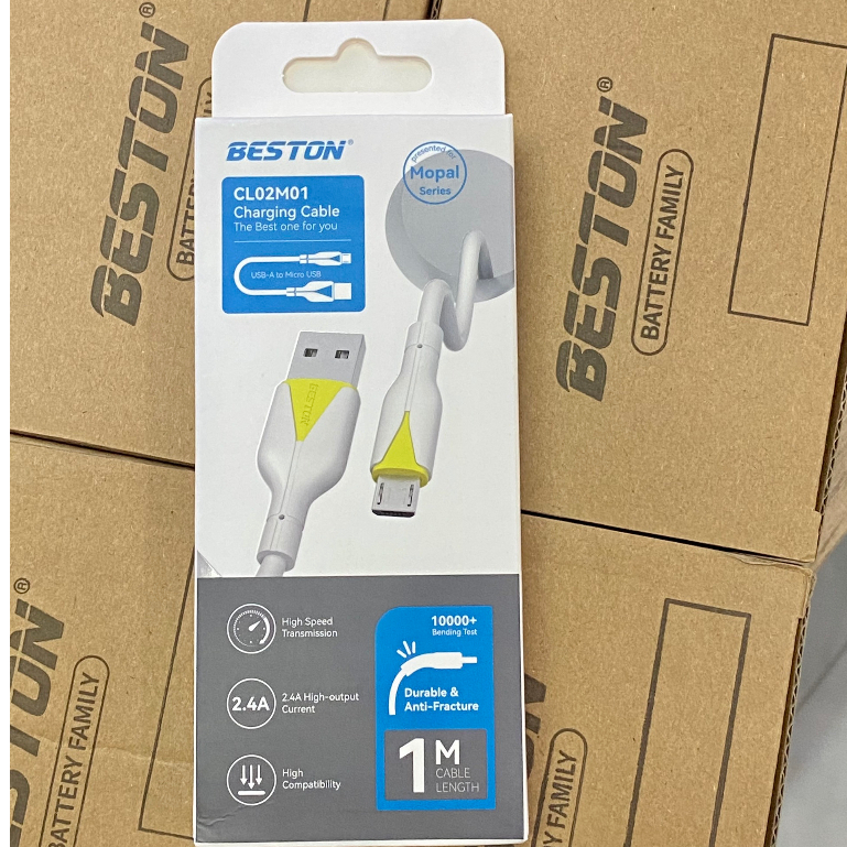 Cáp sạc Beston Micro Usb White CL02M01