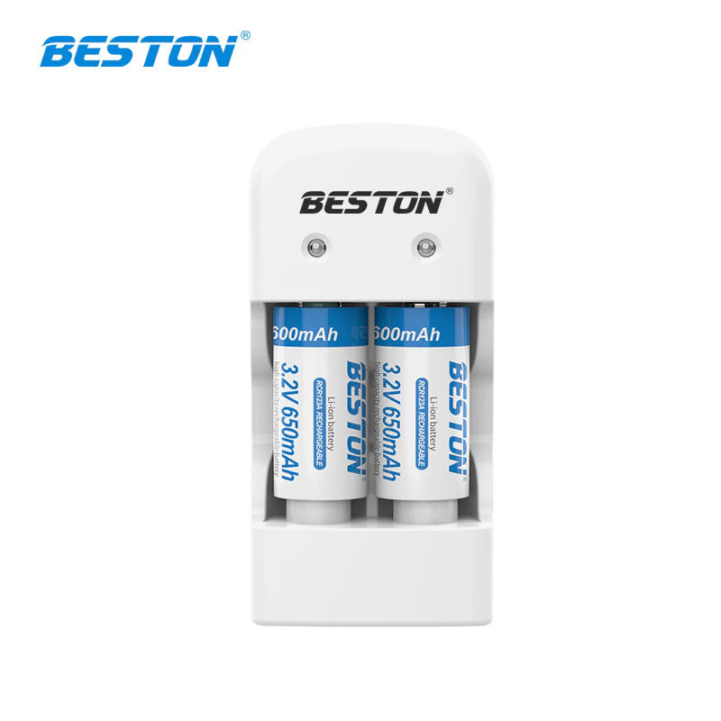 Bộ Pin Sạc RCR123A & M7003 Beston 3.2V Lithium-Lion