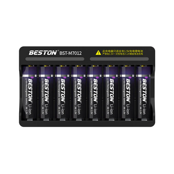 BESTON Sạc thông minh pin 1.5V 8 slot-SAC1.5M7012