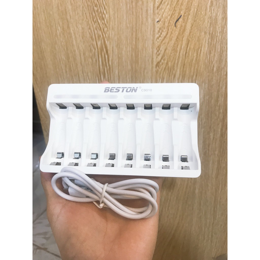 BESTON Sạc thông minh pin 1.2V 8 slot - SAC C9010