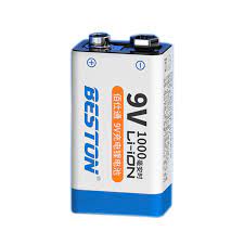 Pin sạc Lithium 9V 1000mAh Beston LI-ON - WHite