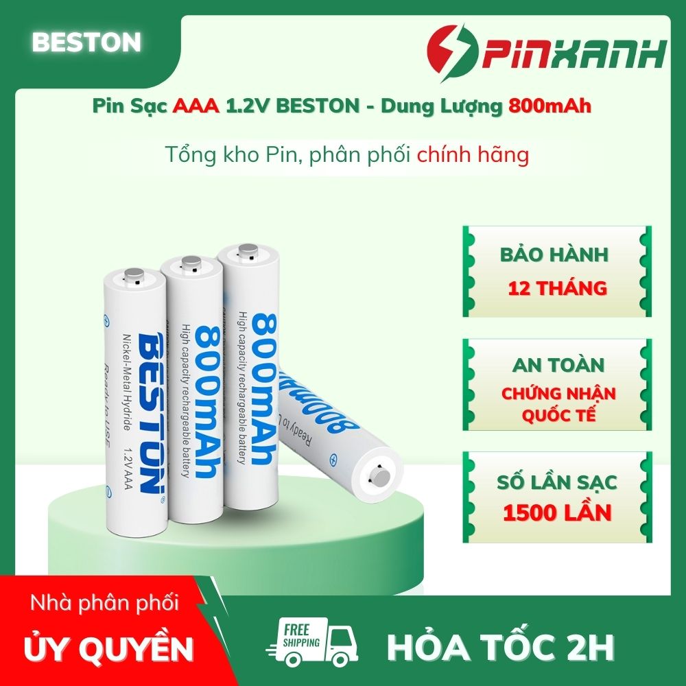 BESTON Pin sạc 1.2V - PINAAA800mAh