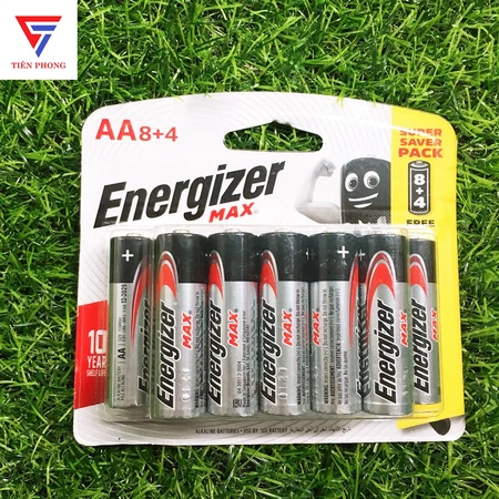 ( Vỉ 12 Viên ) Pin AA tiểu Alkaline 1.5v Energizer chính hãng siêu bền - Sản xuất tại Singapore