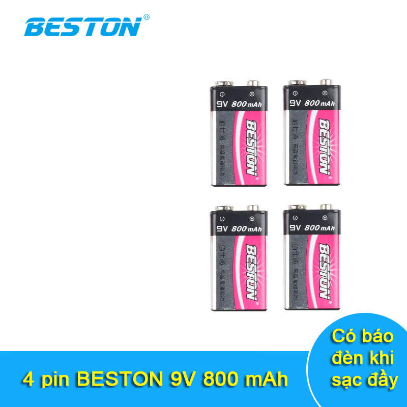 BESTON PIN 9V Pin sạc 9V 800mAh