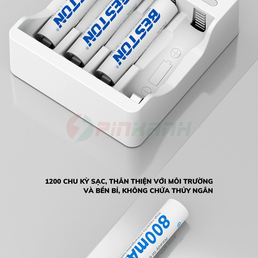 BESTON Pin sạc 1.2V - PINAAA800mAh