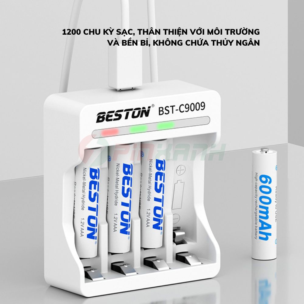 BESTON Pin sạc 1.2V - PINAAA600mAh