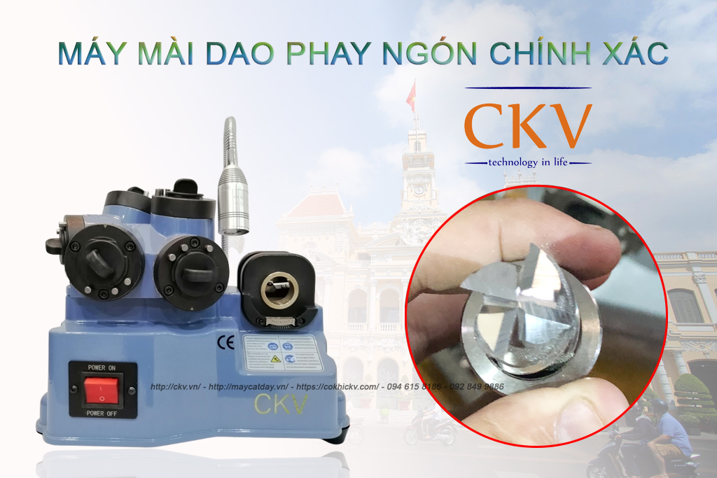 Máy mài dao phay hợp kim tại Sài Gòn chính hãng an toàn cơ khí CNC