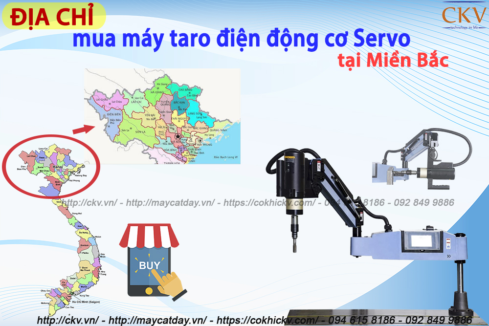 Địa chỉ mua máy taro điện động cơ Servo tại miền Bắc
