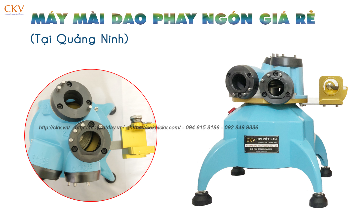 Tổng kho máy mài dao phay ngón giá rẻ tại Quảng Ninh