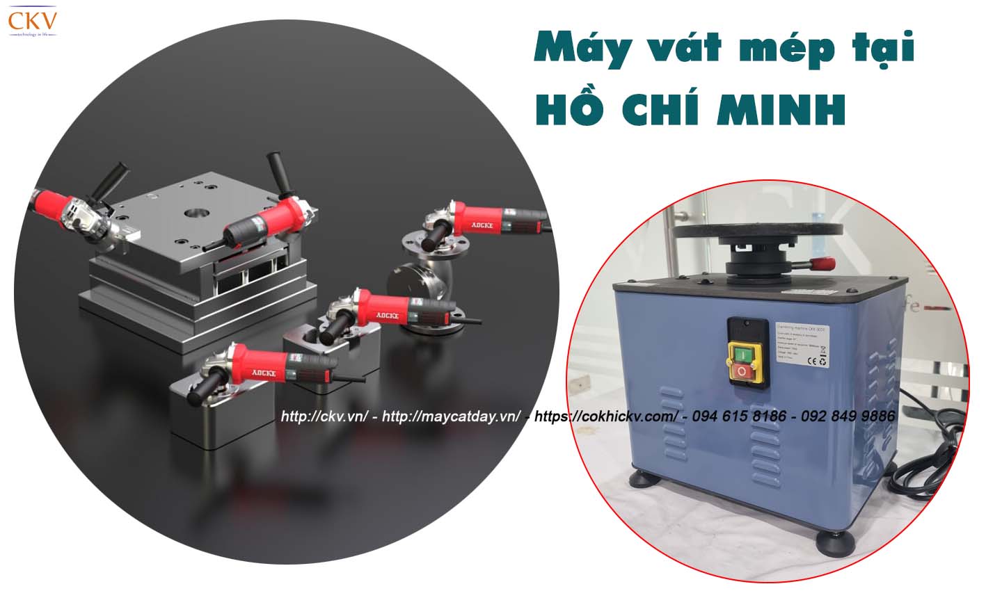 Đại lí máy vát mép tại Hồ Chí Minh phân phối chính hãng các loại