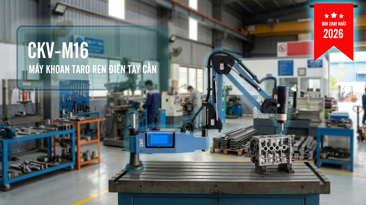 Top mẫu máy khoan taro ren điện tay cần xoay được ưa chuộng nhất 2026