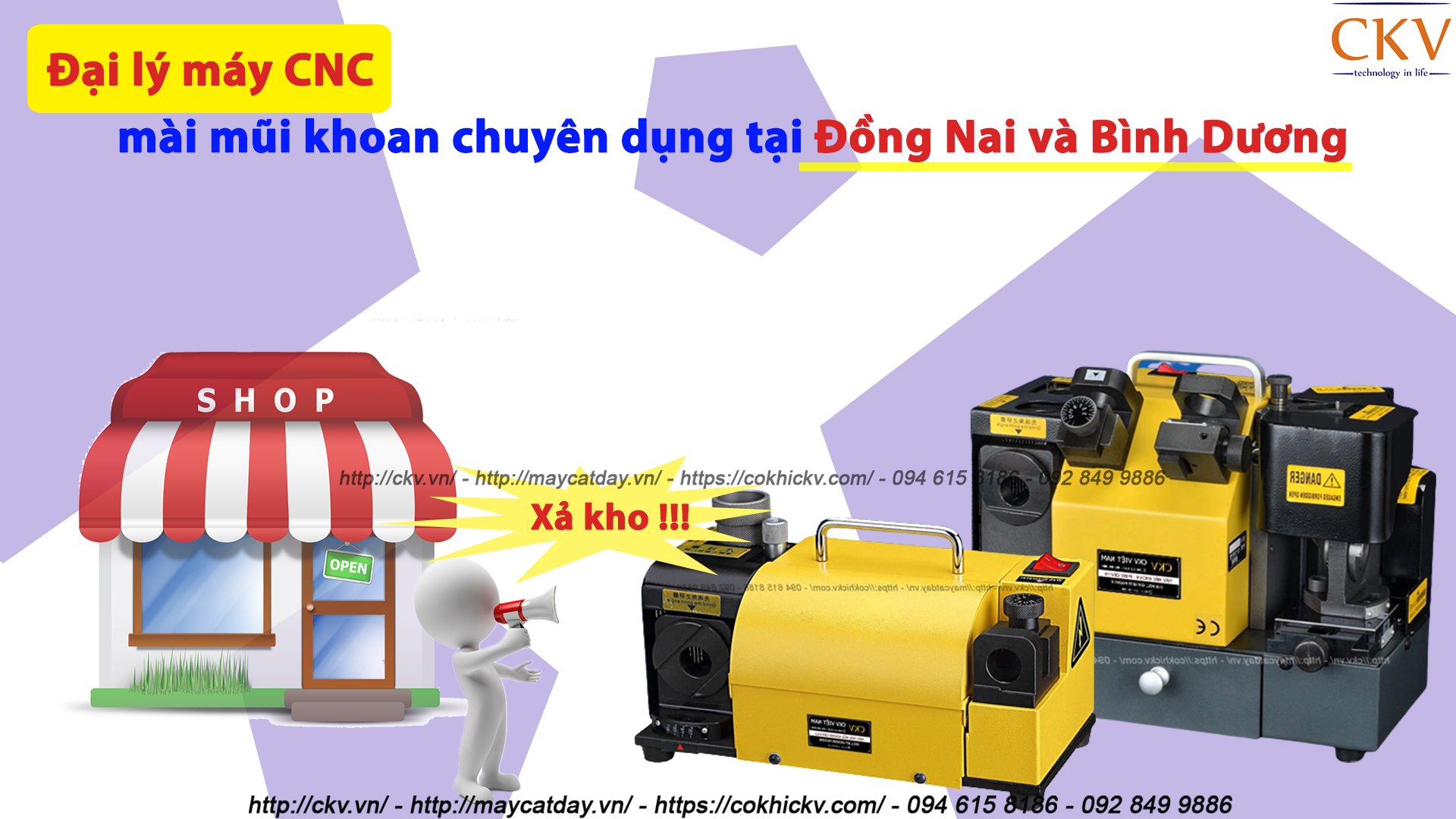 Đại lí máy mài mũi khoan CNC chính xác tại Đồng Nai và Bình Dương