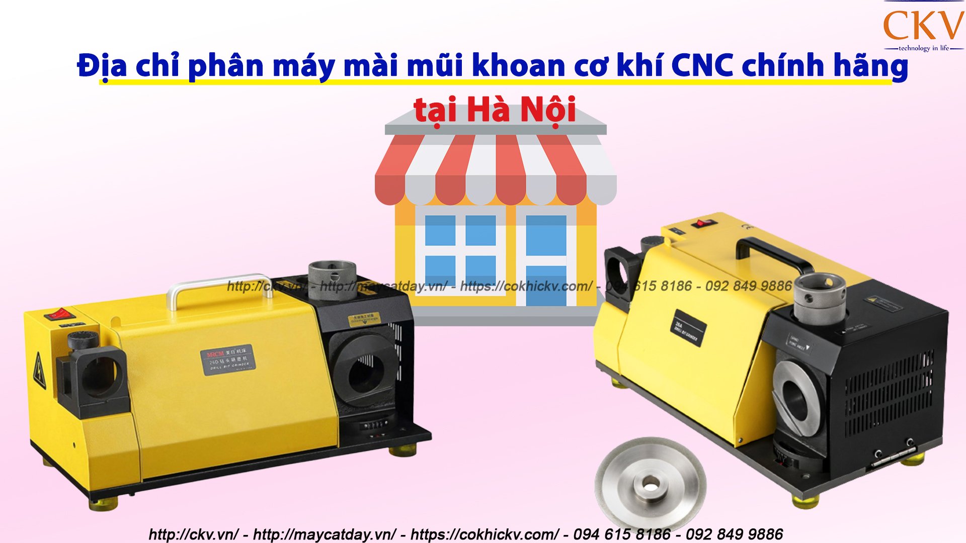 Địa chỉ phân phối máy mài mũi khoan cơ khí CNC chính hãng tại Hà Nội