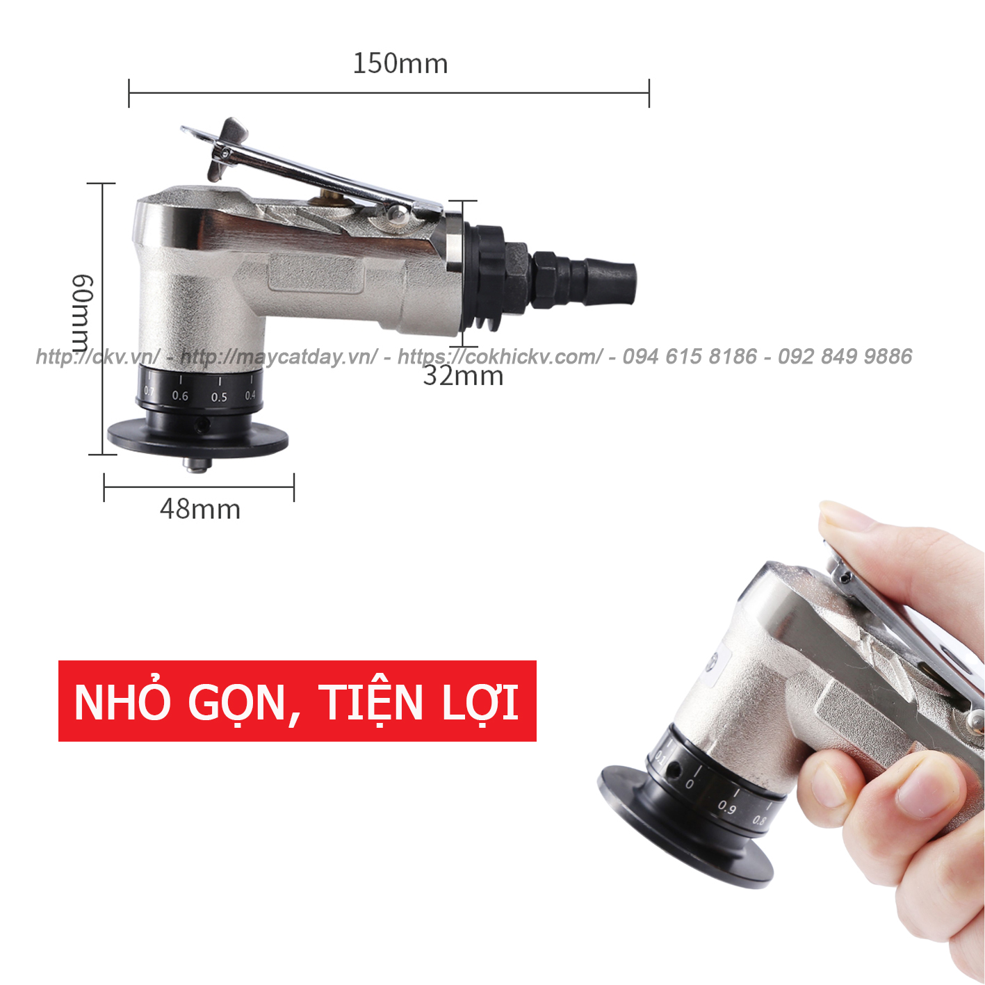 Máy vát mép mini nhỏ gọn tiện lợi