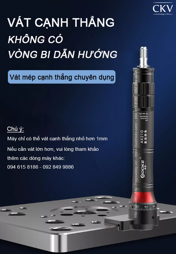 Bút vát mép CKV-AX210 phù hợp vát cạnh kích thước nhỏ