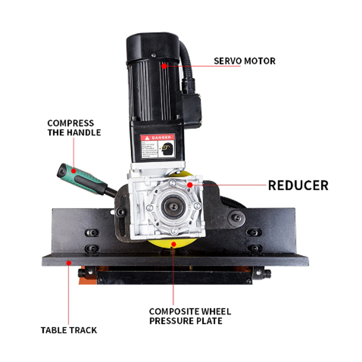 Cấu tạo của máy vát mép để bàn CKV-18D