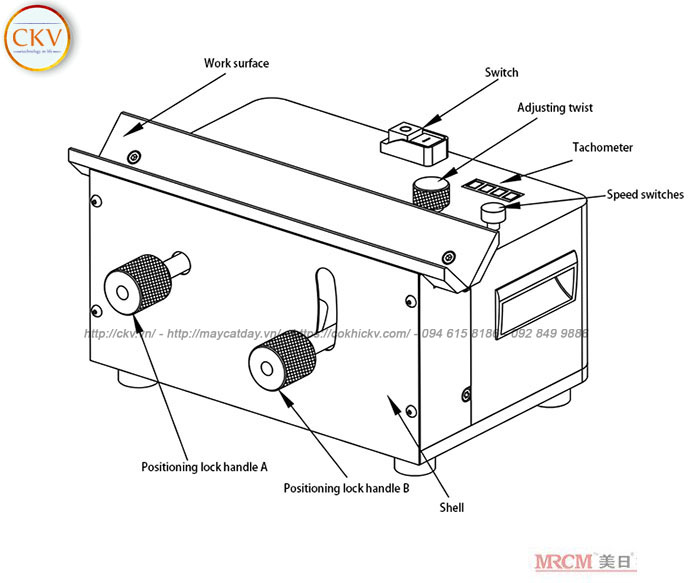 Cấu tạo chi tiết máy vát mép thép tấm MR-R300D