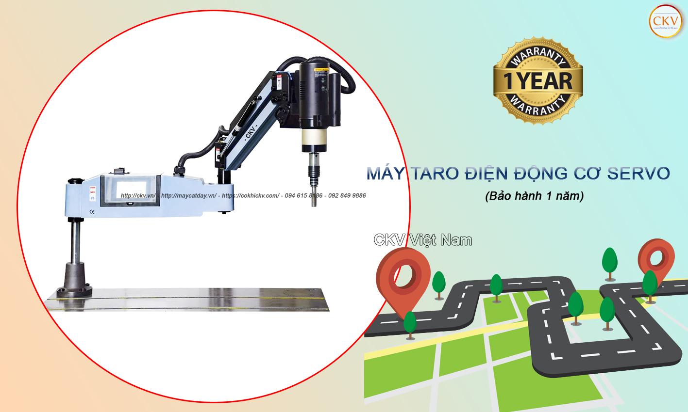 Mua máy taro điện động cơ servo tại miền Bắc có bảo hành