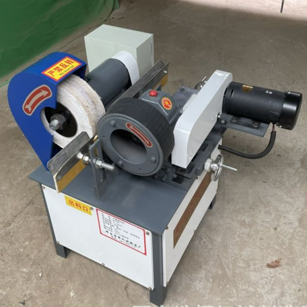 Mặt trước máy chà nhám & đánh bóng ống tròn CKV-MTA80