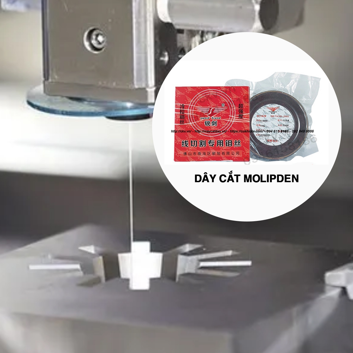 Dây cắt molipden tại CKV VIETNAM