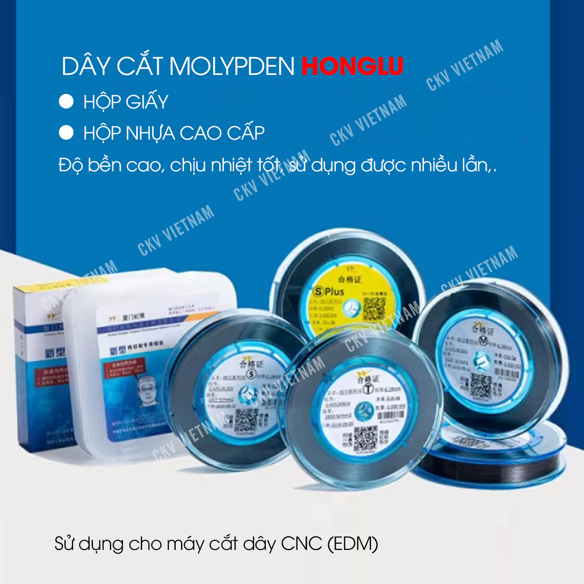 Dây cắt Molypden HongLu chính hãng | CKV VIETNAM