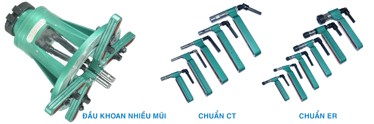 Đầu khoan nhiều mũi & cánh tay đòn thay thế/bổ sung
