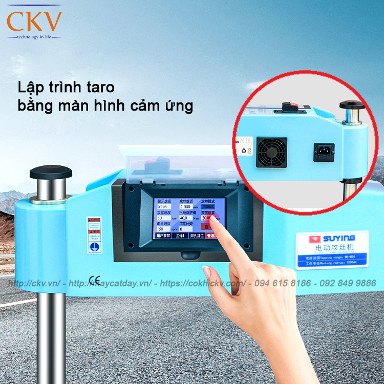 Lập trình taro điện trên màn hình cảm ứng thông minh hiện đại