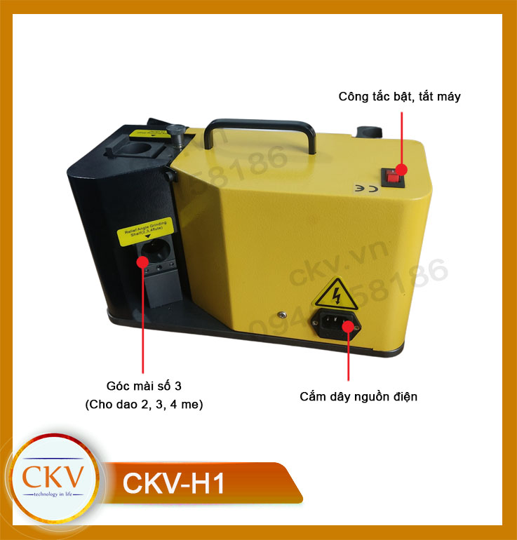 Cấu tạo máy mài dao ngón CKV-H1