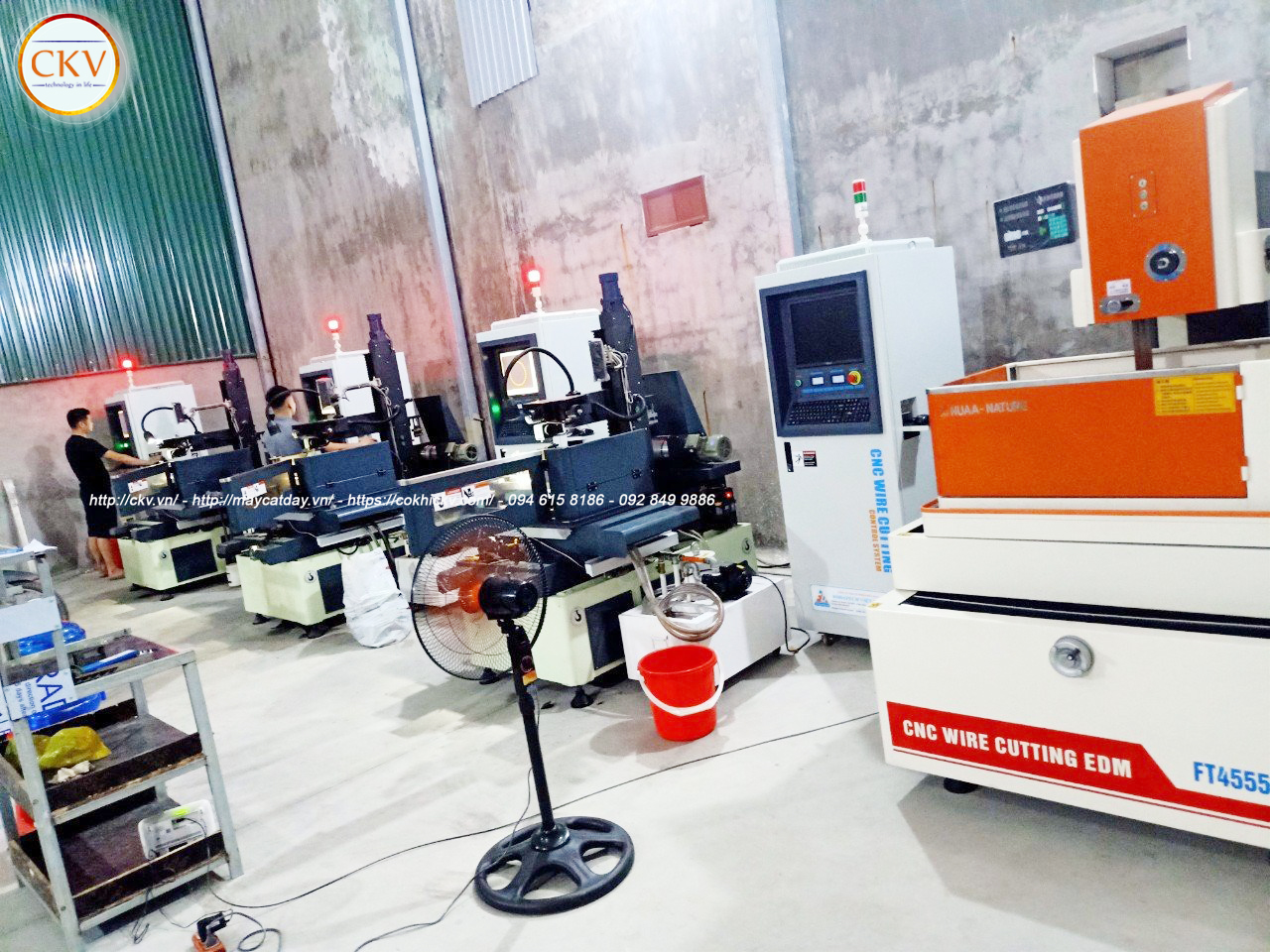 Máy cắt dây chính xác CNC động cơ servo hiện đại
