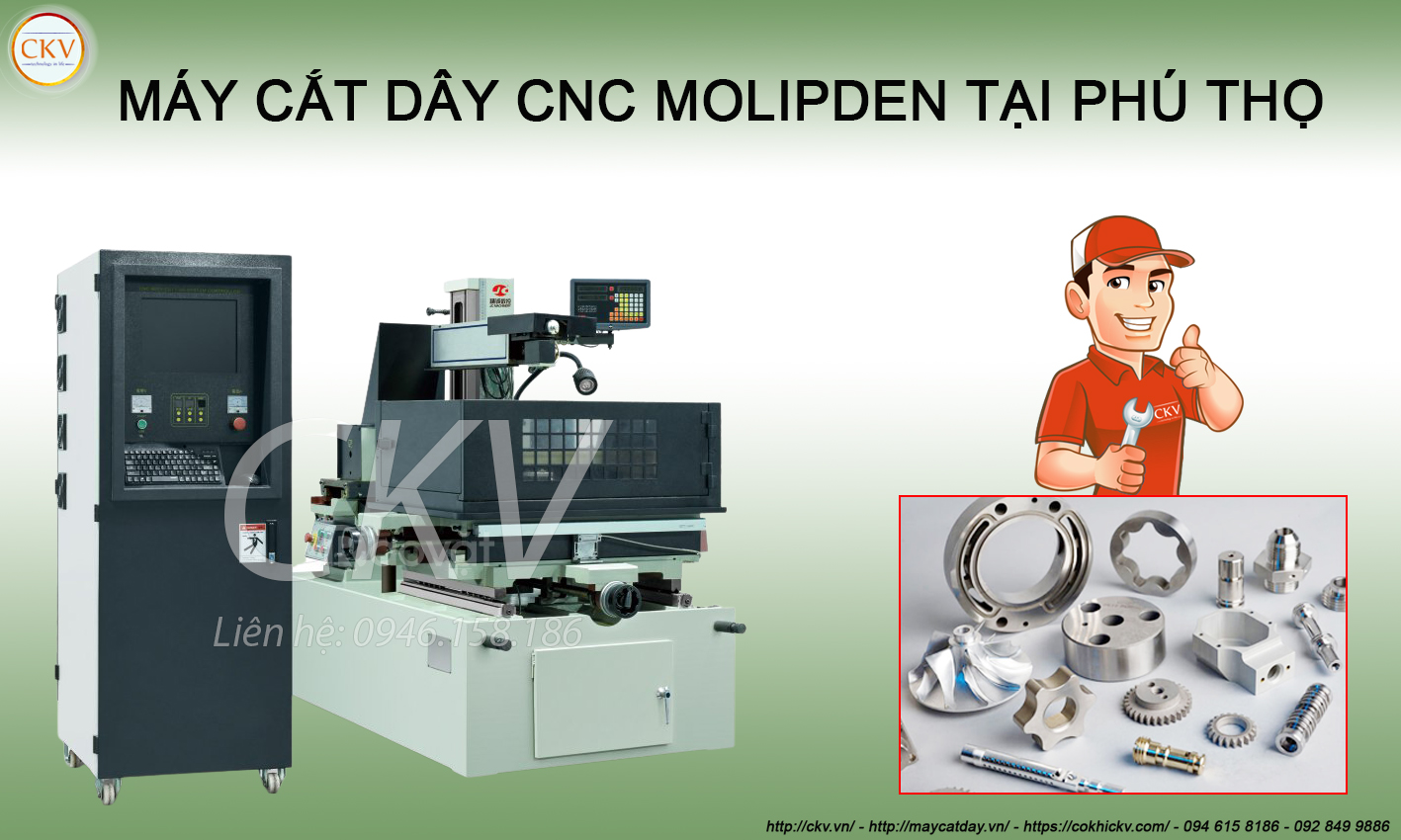 Máy cắt dây CNC molipden tia lửa điện giá cực rẻ tại Phú Thọ