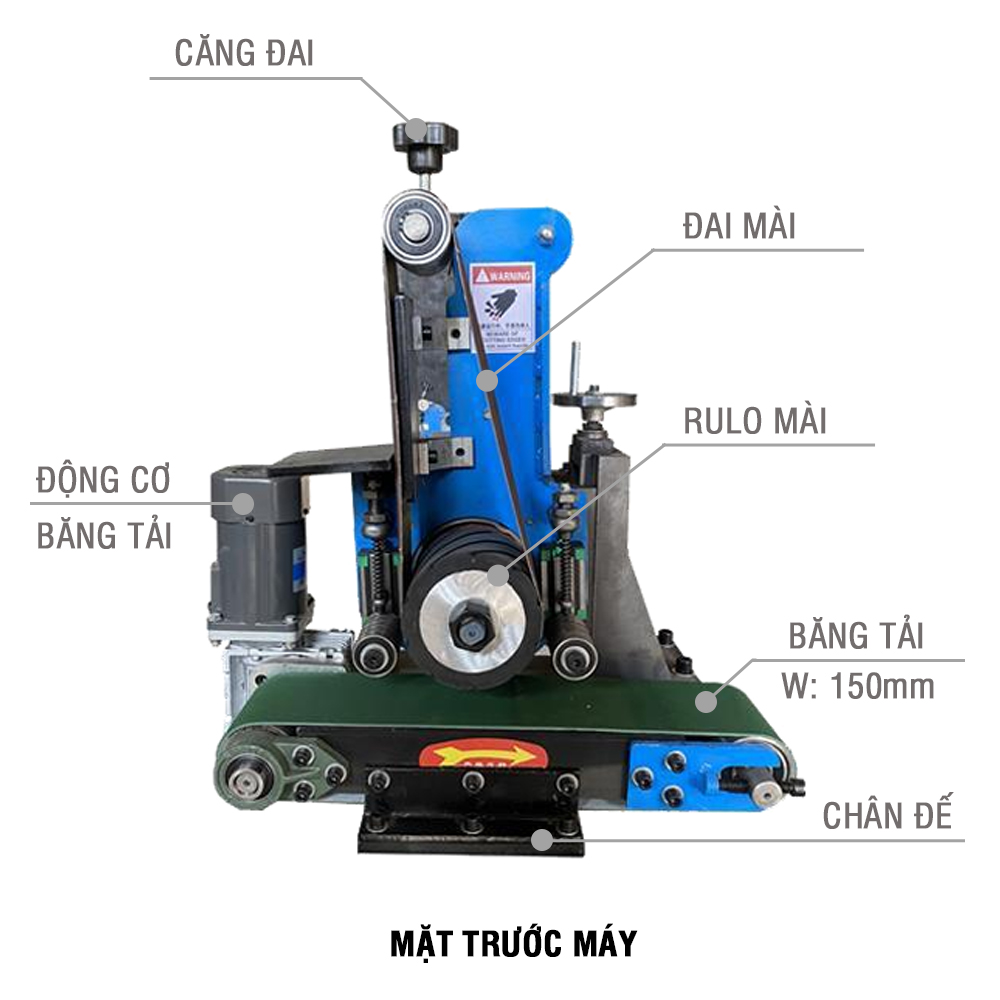Cấu tạo sản phẩm máy chà nhám & đánh bóng CKV-915D 