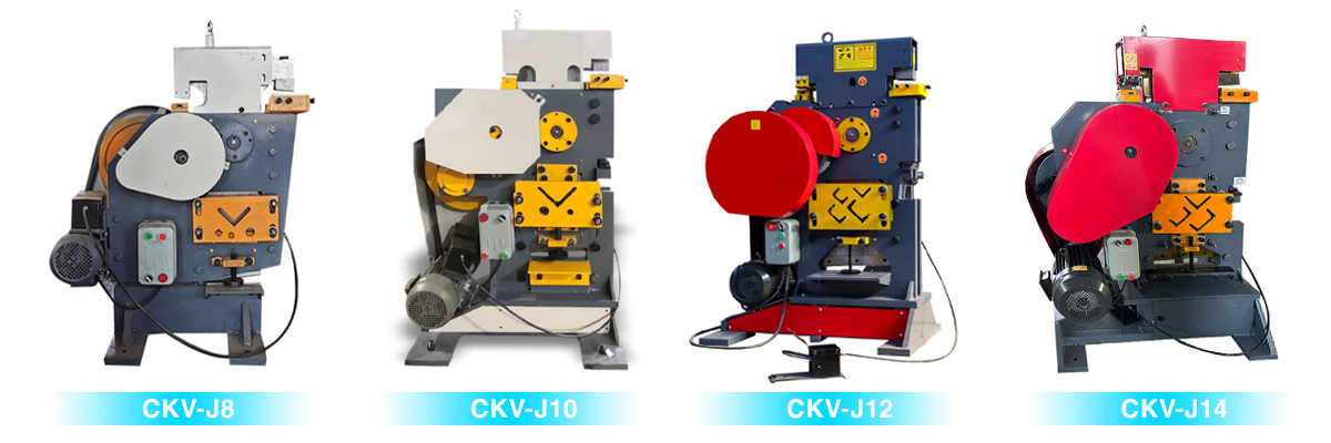 Máy đột, chấn & cắt thép đa năng CKV-J8/J10/J12/J14