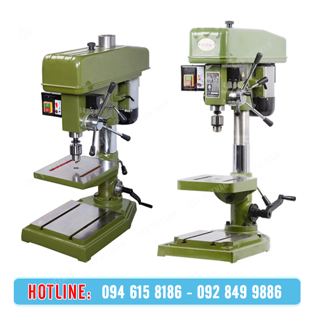 Máy khoan bàn &amp; taro giá rẻ model CKV-ZS Series