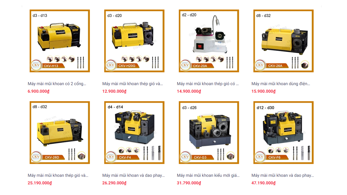 Máy mài mũi khoan giá tốt tại CKV