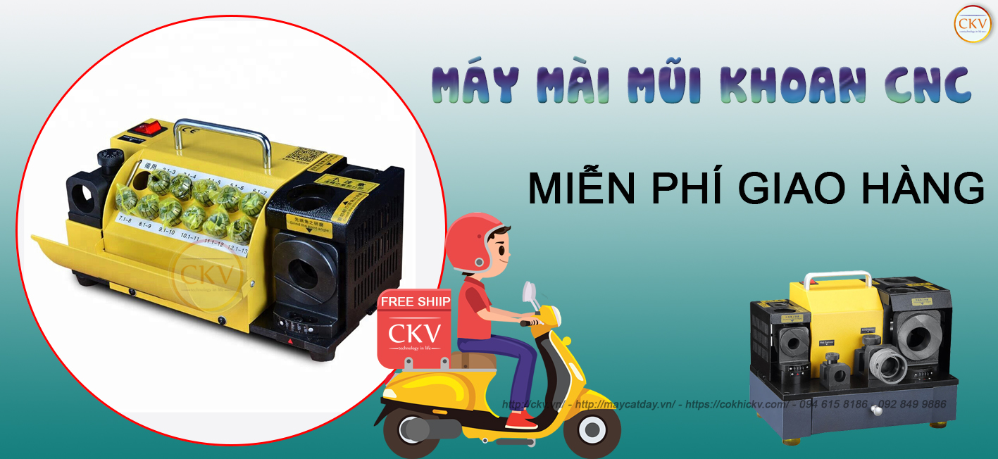 Máy mài mũi khoan CNC giao hàng miễn phí trong ngày