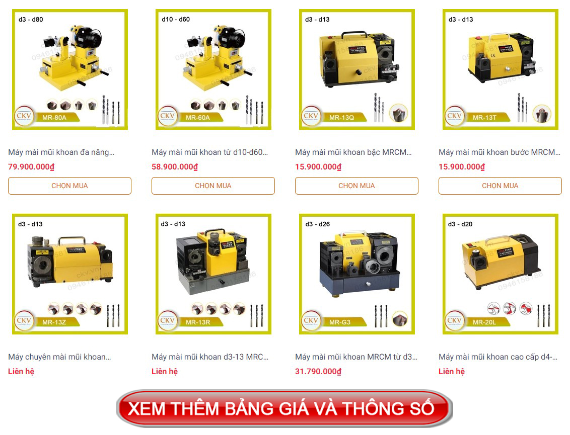 Máy mài mũi khoan đa năng tự động giá siêu rẻ