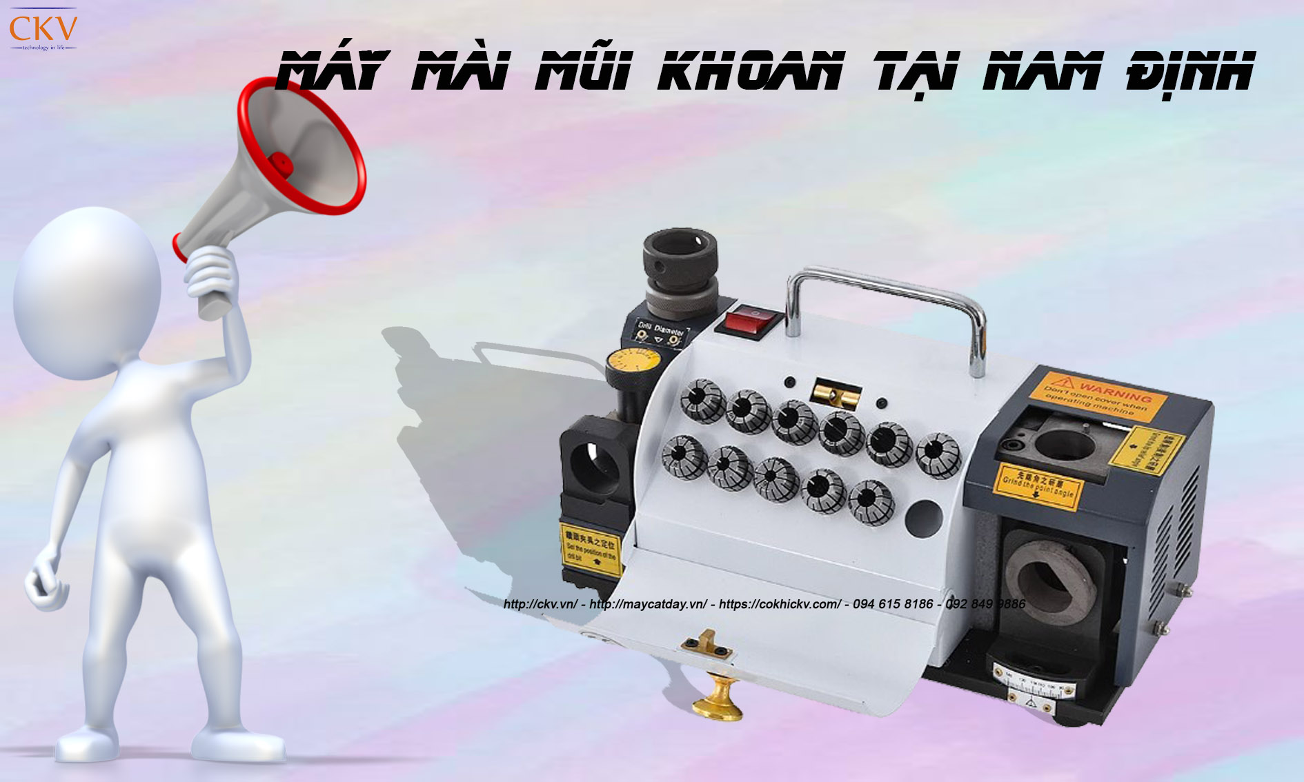 Máy mài mũi khoan CNC giá cực tốt có bảo hành