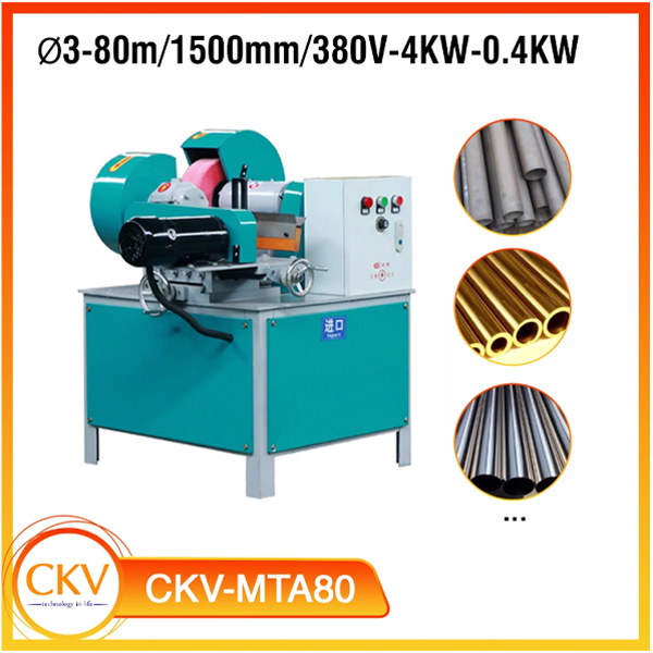 Máy mài xước, tẩy rỉ, đánh bóng ống thẳng CKV-MTA80