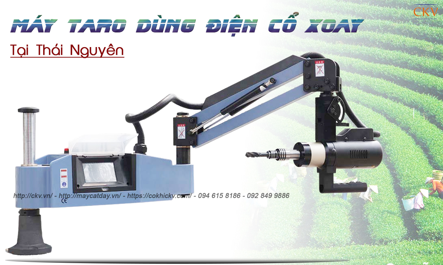 Máy khai thác ren điện động cơ servo có bảo hành